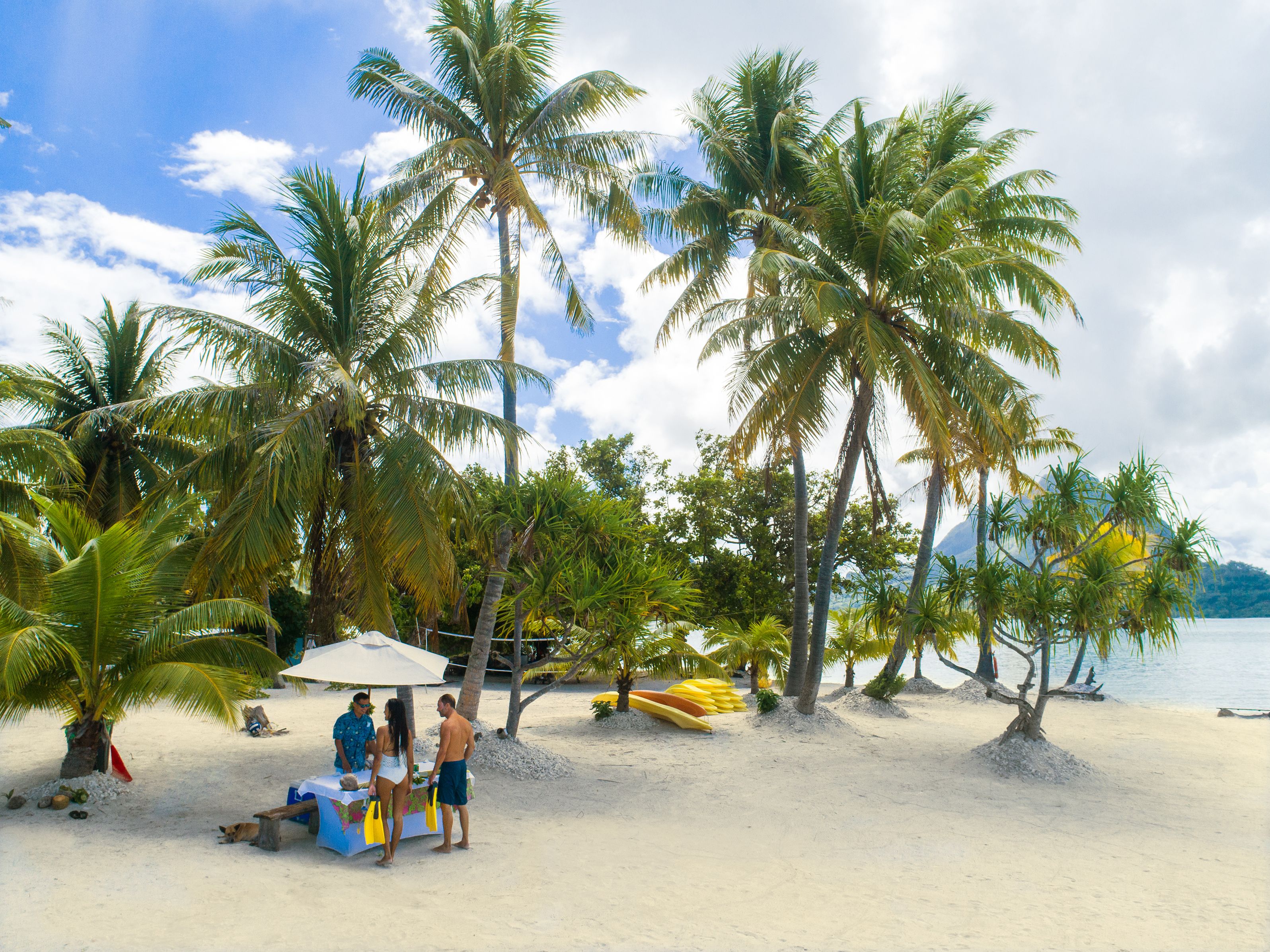 Bora Bora private beach 2022